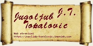 Jugoljub Topalović vizit kartica